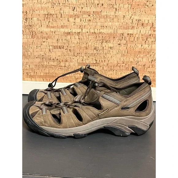 KEEN Men's Size 13 Arroyo II Hiking Shoe ‎ Waterproof Brown Brown